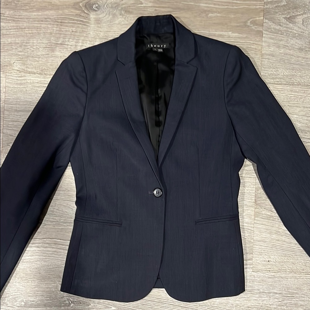 Navy Blue Blazer by Theory